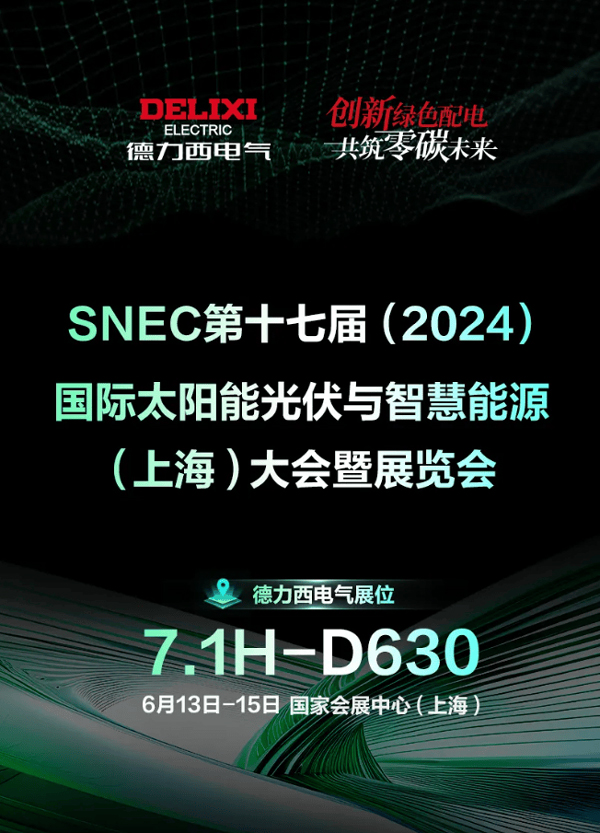 星空体育网站：前瞻变革赋能新质生产力！德力西电气邀您共赴SNEC2024