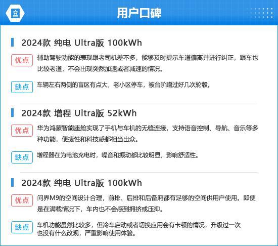 星空体育网站：2024款AITO问界M9完全评价报告(图12)